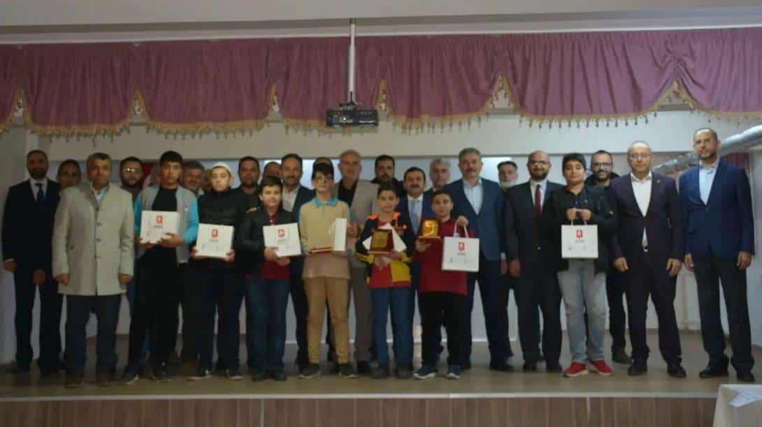 ' Genç Bilaller Ezan Okuma Yarışması ' Ortaokullararasında düzenlenen yarışma, Belen İmam Hatip Ortaokulu'nda gerçekleştirildi.