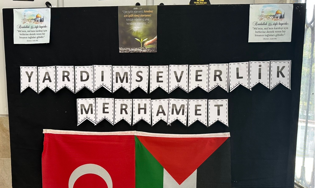 İlçemiz Okullarında Filistin'e Destek Kermesleri Düzenlendi